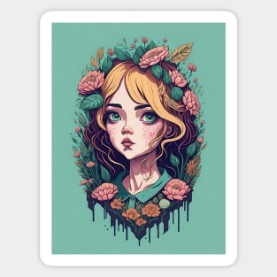 Flower Girl Sticker